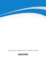 Sub-Zero UC-24BG/S/PH-RH Installation guide