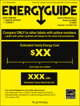 Avanti CF35B0W Eergy Guide