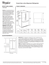 Whirlpool WRF555SDFZ Dimensions Guide