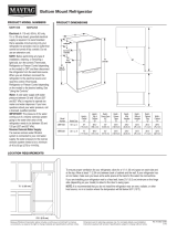 Maytag MBF1958FEZ Dimensions Guide