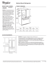 Whirlpool WRV996FDEM User guide