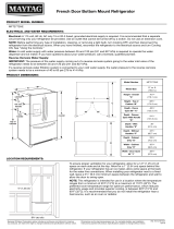 Maytag MFT2772HEZ Dimensions