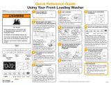 Whirlpool WFW8620HW Quick Start Reference Guide