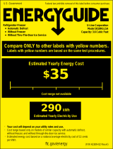 U-Line U3018RGLS01A 42309 02 stainless steel US energy guide