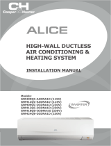 Cooper&Hunter GWH09KF-A3DNB4A Alice Installation Manual