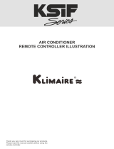 Klimaire KSIF009-H115-S Remote Control