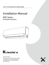 Klimaire KSIF009-H115-S Installation guide