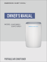 Emerson Quiet Kool EBPC8RD1 Owner's manual