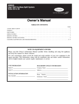 Carrier 40MAQB12B--3 Owner's manual