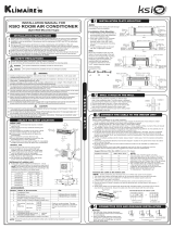 Klimaire KSIO018-H221 Installation guide