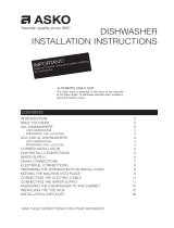 Asko D5634XXLHSTH Installation instructions (EN)