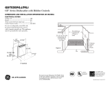 GE GDT535PGJBB dimensions and installation information