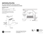 GE GDF510PGJBB dimension and installation information