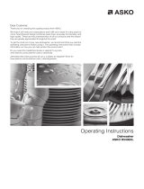 Asko D5436XL Operating Instructions Manual