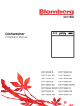 Blomberg DWT58500SSWS Installation guide