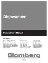 Blomberg DW24100B User guide