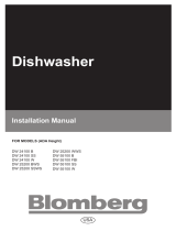 Blomberg DW24100B Installation guide