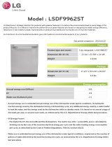 LG STUDIO LSDF9962ST Environmental Declaration