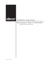 Dacor RDW24S Installation guide