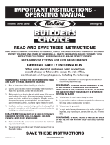 Air King Builder's Choice 9856M1 Operating instructions