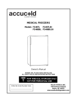 AccuCold FS408BL7SSHV Accu Cold Manual