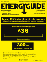 U-Line U3024RGLS00A 42309 17 stainless steel US energy guide
