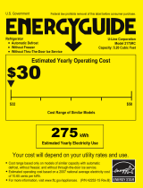 U-Line U2175RCW00 Energy Guide US
