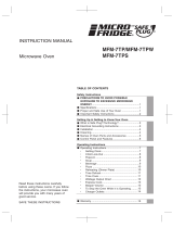 MicroFridge 3.6MF4A-7D1W Instruction Manual Microwave