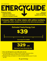 Frigidaire FFTR1022QB Energy Guide (English)
