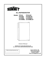 Summit FF521BL7CSS Owner's manual