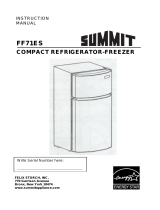 Summit FF71ES User manual