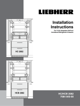 Liebherr HCB2082 Installation guide