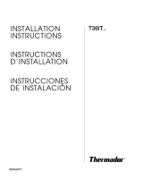 Thermador T36IT800NP Installation guide