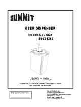 Summit SBC582BNK User manual