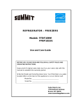 Summit FFBF101SSIM Manual FFBF100W
