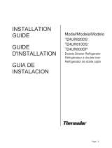 Thermador T24UR820DS Installation guide