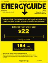 Marvel ML24RAS1LS Energy Guide - (Canada)