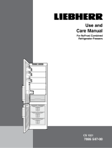 Liebherr CS1321R User guide