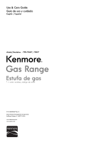 Kenmore 4.2 cu. ft. Freestanding Gas Range w/ Broil & Serve Drawer - Black Owner's manual