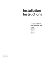 GE Monogram ZSC2201NSS Installation guide