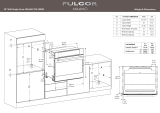 Fulgor Milano F7SP30S1 Dimenions Guide