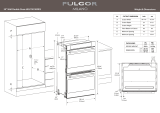 Fulgor Milano F7DP30W1 Dimenions Guide