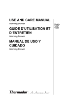 Thermador WD30ES User manual