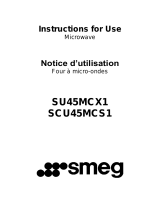 Smeg SCU45MCS1 User manual