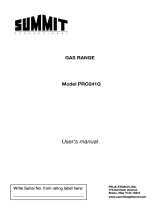 Summit  PRO241G  User manual