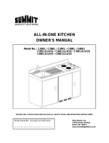Summit C60ELGLASS Owner's manual