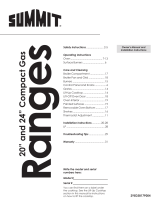 Summit RG200WS User manual