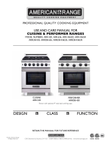 American Range ARR648GDL Cuisine Use and Care Manual