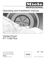 Miele 52713801USA Operating and Installation manual