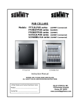 Summit SCR600BLPUBSSK Owner's manual